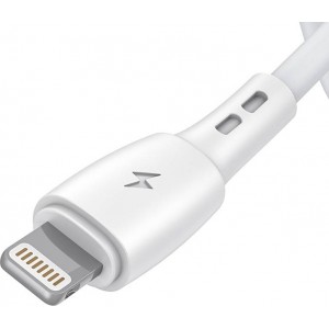 Vipfan USB to Lightning cable VFAN Racing X05, 3A, 3m (white)