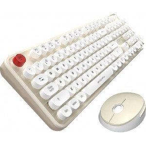 Mofii Wireless keyboard + mouse set MOFII Sweet 2.4G (White-Beige