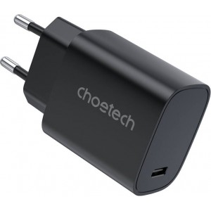 Choetech Q5004 EU USB-C mains charger, 20W (black)