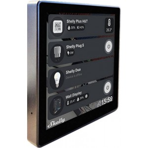 Shelly Smart Control Panel with 5A Switch Shelly Wall Display (black)