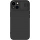 Nillkin CamShield Silky Silicone Case for iPhone 15 Plus (black)