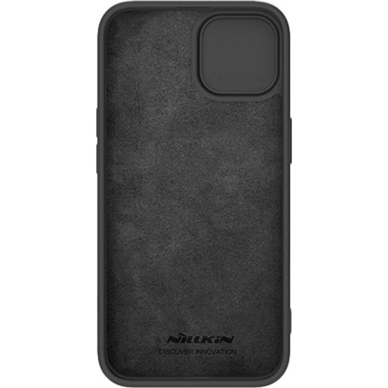 Nillkin CamShield Silky Silicone Case for iPhone 15 Plus (black)