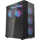 Darkflash DK352 Mesh computer case (black) + 4 ARGB fans