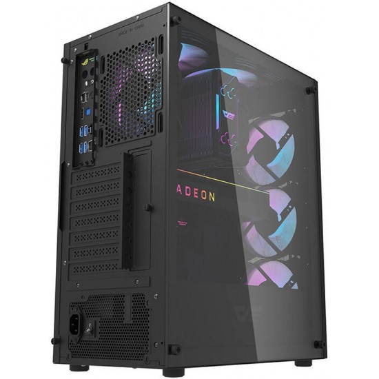 Darkflash DK352 Mesh computer case (black) + 4 ARGB fans