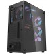 Darkflash DK352 Mesh computer case (black) + 4 ARGB fans