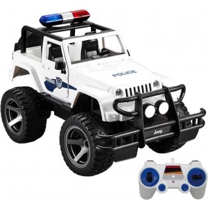 Double Eagle Remote-controlled car 1:12 Double Eagle (white) Jeep (Police) E550-003