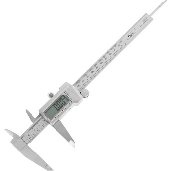 Deli Tools EDL91200 caliper, 0-200mm, ± 0.01mm