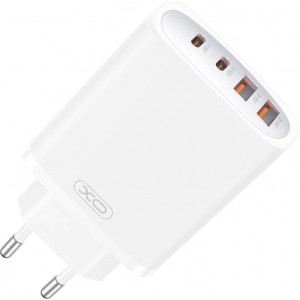 XO Wall charger XO CE22, 45W, GaN, 2x USB-C, 2x USB-A