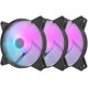 Darkflash Computer Fan Set Darkflash C6,  RGB, 3in1 120x120 (black)