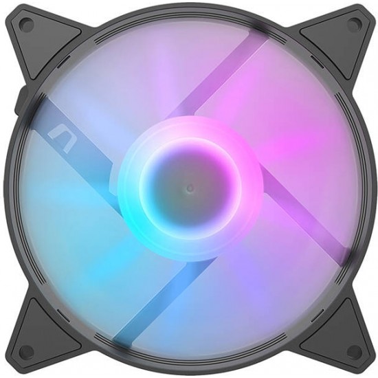 Darkflash Computer Fan Set Darkflash C6,  RGB, 3in1 120x120 (black)