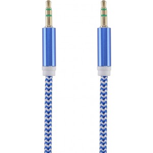 Tellur Basic Audio Cable aux 3.5mm Jack 1m Blue