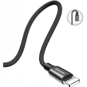 Baseus Yiven fabric braided cable USB / Lightning 1.2M black (CALYW-01)