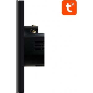 Avatto Smart Light Switch ZigBee Avatto ZTS02-EU-B1 1 Way TUYA (black)