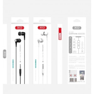 XO wired earphones EP21 jack 3,5mm black