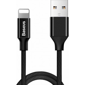 Baseus Yiven fabric braided cable USB / Lightning 1.2M black (CALYW-01)