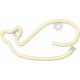 Neon LED Light WHALE warm white Bat + USB FLNE09 Forever Light