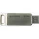 Goodram Flash Drive 32GB USB 3.2 Gen 1 USB / USB C OTG ODA3 Goodram - Silver