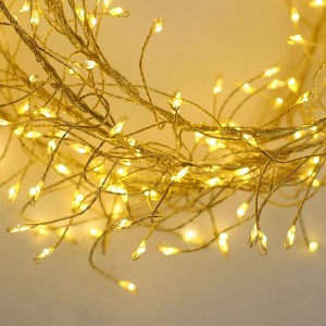 Telforceone String Light GOLDEN TWIG CLF-03 480LED warm white 3m + 5m Forever Light