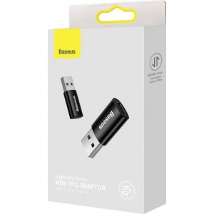 Baseus adapter Ingenuity USB-A 3.1 to USB-C black OTG