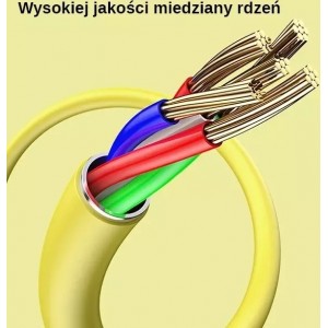 4Kom.pl USAMS Cable U52 microUSB 2A Fast Charge 1m green