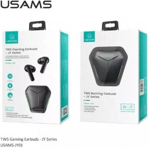 Usams Bluetooth 5.0 Headphones USAMS TWS JY series Gaming wireless earbuds black/black BHUJY01