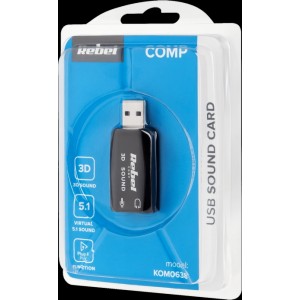 Rebel Аудио Карта USB 5.1 / 3D Sound and Virtual 5.1 Sound