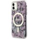 Cg Mobile Sas Guess case for iPhone 11 / XR 6.1" GUHMN61HCFWSP pink hardcase Flower MagSafe