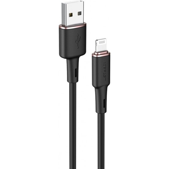 Acefast cable MFI USB - Lightning 1.2m, 2.4A black (C2-02 black)