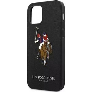 U.s. Polo US Polo USHCP12LPUGFLBK phone case for Apple iPhone 12 Pro Max black/black Polo Embroidery Collection