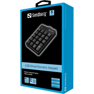 Sandberg 630-07 USB Wired Numeric Keypad