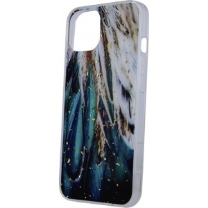 Telforceone S.a. Gold Glam case for Samsung Galaxy S24 FE feathers