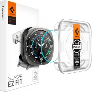 Spigen Glas.TR EZ Fit Tempered Glass for Samsung Galaxy Watch Ultra (47mm) - Clear (2-pack)