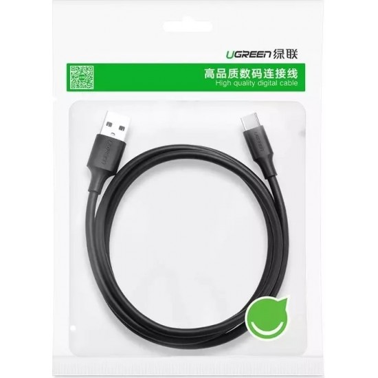 Ugreen cable USB - USB Type C 480 Mbps 3 A 1.5 m black (US287 60117)