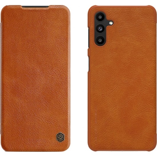 Nillkin Qin leather holster case for Samsung Galaxy A13 5G brown