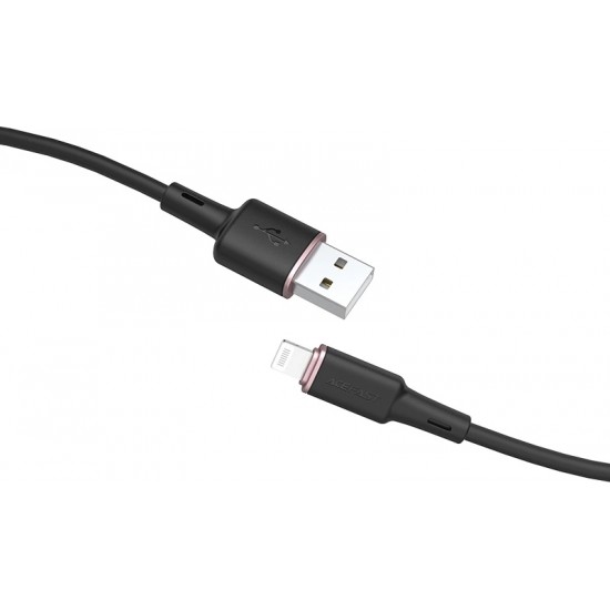 Acefast cable MFI USB - Lightning 1.2m, 2.4A black (C2-02 black)