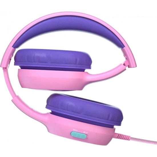 Tronsmart KH01 Wired Headphones for Kids, Safe - Pink