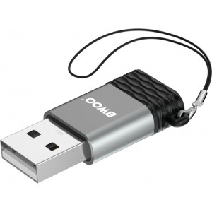 BWOO adapter BZ-38 USB-C - USB gray OTG