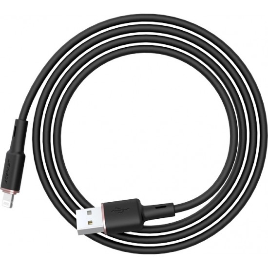 Acefast cable MFI USB - Lightning 1.2m, 2.4A black (C2-02 black)