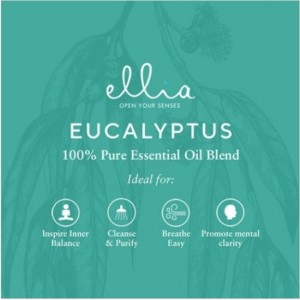 Ellia ARM-EO15EUC-WW Eucalyptus 100% Pure Essential Oil - 15ml