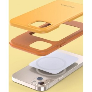 Choetech MFM Anti-drop case Made For MagSafe case for iPhone 13 mini orange (PC0111-MFM-YE)