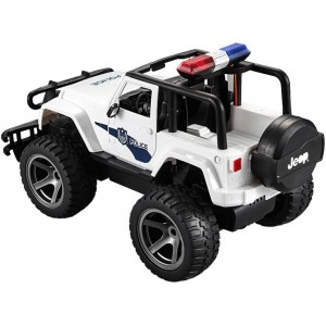 Double Eagle Remote-controlled car 1:12 Double Eagle (white) Jeep (Police) E550-003