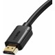 Baseus HDMI 2.0 Cable, 4K 60Hz, 3D, HDR, 18Gbps, 3m (Black)