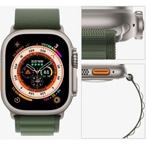 Alogy Sport Strap for Apple Watch 4/5/6/7/8/SE/Ultra (42/44/45/49mm) Green