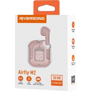 Riversong Bluetooth earphones AirFly M2 TWS pink EA233