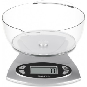 Salter 1069 SVDR 5KG Electronic Kitchen Scale - Silver