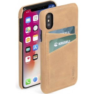 Krusell Sunne 2 Card Cover Apple iPhone XS Max vintage nude