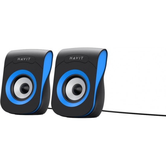 Havit computer speakers 2.0 HV-SK599 black-blue