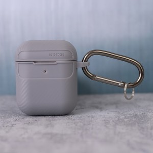 Carbon case for Airpods / Airpods 2 grey