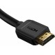 Baseus HDMI 2.0 Cable, 4K 60Hz, 3D, HDR, 18Gbps, 3m (Black)