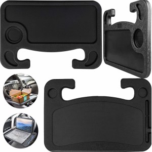 Alogy Car organizer steering wheel table tray holder laptop stand, drinks and meals Alogy black